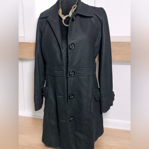 brand: cullen, coat, size L, color black. - Picture 1 of 9
